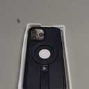 for iPhone 12 Pro Max Case Leather | iPhone 12 Pro Max Leather Case with Stand | Compatible with MagSafe with Magnetic Ring Grip Holder (Blue, IP12 Pro Max-6.7inch)