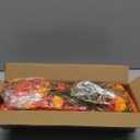 Artificial Fall Hanging Flowers for Outdoors, 2Pcs Faux Silk Fake Morning Glory Mums for Autumn, UV Resistant Realistic Plants for Home Garden Porch Patio Balcony Planter Yard (2Pcs Fall 2 Colors)