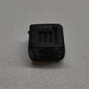 International Travel Adapter Voltage Converter Steps Down 220V to 110V for Cell Phones, Laptops, and Curling Irons, US to UK, Europe, Australia, and More Than 200 Countries (Black)