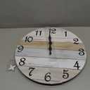 Amazon.com: CHYLIN Wall Clock 14 Inch Bathroom Clock, Rustic Wall Clocks Battery Operated, Silent Non Ticking Wooden Coastal Beach Clock for Kitchen, Living Room, Bedroom, Office (White) : Home & Kitchen