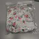 Floerns Women's Cut Out Backless Sleeveless Shirred Floral A Line Short Dress (S)