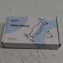 KDD iPad and Phone Tripod Mount Adapter with Ball Head, iPad Holder for Tripod, 360 Rotatable Tablet Clamp Mount fits iPad Pro 12.9, Air Mini 3 4, Galaxy Tab, Surface Pro, Selfie Stick(5.3-10.6") (Black)