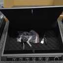 Biometric Gun Safe for Handgun,1s Quick Access 3-Ways Unlock Fingerprint Digital Pin Key Unlock Pistol Safe with LED Light Carbon Steel Gun Safes Lock Box for Car Travel Security Case,Black