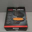 Mueller Heart 5 Waffle Maker, Waffle Iron, Adjustable Browning Control & Nonstick, Cool Touch Handle, Easy to Clean, Small Kitchen Appliances