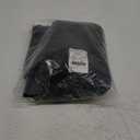 NICETOWN Pitch Black Solid Thermal Insulated Grommet Blackout Curtains/Drapes for Bedroom Window (2 Panels, 42 inches Wide by 63 inches Long, Black)