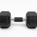 Dumbbells Rubber Coated Hand Weights for Exercises and Fitness Home Gym, 25lb 