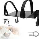 CPAP Wall Mount Shelf for AirSense 10/11 - Include Tube Cleaning Brush & Hooks, Prevents Hose tangling, CPAP Bracket that Clears Up Valuable Nightstand Space