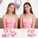 2 x 100 Pcs Galentines Day Napkins, Galentines Gang Party Napkins, Pink Crown Lips Hearts Table Decor for Girls Night, Brunch Party, Besties Celebration Supplies