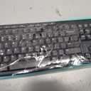 Logitech MK270 Full Size Wireless Keyboard and Mouse Combo - Black | Full size keyboard with spill-resistant design, compact ambidextrous mouse, connect via single included USB-A Nano Receiver