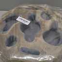 Couch Cup Holder Pillow, Octagon Caddy for Coffee, Phone, Remote - Drink Holder Tray for Bed, Car, Sofa, Table (Light Brown)