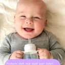 Straw Cup Conversion Kit for Dr Brown Narrow and Narrow Glass Baby Bottles, Weighted Straw Replacement with Soft Straw Top and Handle, for Babies 6+ Months, Set of 4