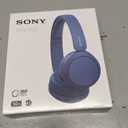 Sony WH-CH520 Wireless Headphones Bluetooth On-Ear Headset with Microphone and up to 50 Hours Battery Life with Quick Charging, Blue