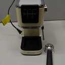 Espresso Machine, 20 Bar Espresso Maker Milk Frother & LCD Panel, Hot & Iced Coffee Machine, Stainless Steel Espresso Coffee Machine with 41oz Water Tank for Cappuccino, Latte (Beige)