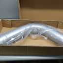 EXHAUST ELBOW 90 Degree 4"ID/OD Aluminized Steel,20" each side length