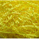 JINZOFLY Crinkle Cut Paper Shred Filler, Shredded Paper for Gift Box, Crinkle Paper Cut Paper Easter Grass Tissue Paper for Gift Wrapping & Basket Filling (Yellow)