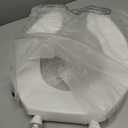 BEMIS 955SSCT Commercial Open Front Plastic Toilet Seat, Heavy Duty Industrial No Slam Seat without Lid, Secure Installation, Made in USA, Round, White