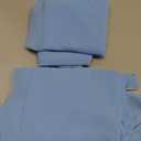 DUOBAO Light Blue Chiffon Backdrop for Wedding Ceremony - 2-Pack Flowy Sheer Drapes for Indoor/Outdoor Events