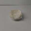 DULRLLY 2Pcs Wedding Flower Girl Basket, Hand-woven Storage Basket with Removable Handle and Rhinestone, Sweet Romantic Petals Basket, Lace Bowknot Bride Basket for Wedding (2 Pcs)