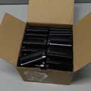 50 Pack 0.5 oz/15ml Black Sample Deodorant Container,Empty Oval Twist-Up Plastic Tubes Containers for Chapstick,Large Lip Balm,Lotion Bar Sticks,Perfume Solid Lotion,Homemade Salve,Pocket Deodarant