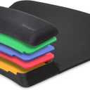 Kensington SmartFit Mouse Pad with Ergonomic Wrist Rest (K55793AM), Black, 10.4" x 10.3"