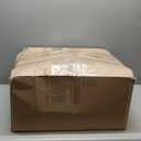 Kuden 8x10 Large Area Rug, Machine Washable Area Rug with Non-Slip Backing, Vintage Style, Soft, Easy Clean, Low Pile Rug for Living Room, Bedroom, Dining Room (Brown)