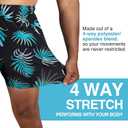 Kanu Surf Mens 5 Adventure Mens Swim Trunks  UPF 50+ Quick-Dry Bathing Suit Shorts with Pockets & Compression Liner (XXXL)