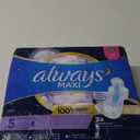Always Maxi Overnight Pads with Wings for Women, Size 5, Extra Heavy Overnight Absorbency, Unscented, 36 Count (Packaging May Vary)