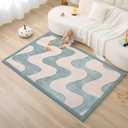 Hakuna Matte CloudRise Baby Play Mat for Floor 80" x 110" Waves