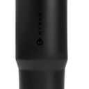 HydroJug Sport - Stainless Steel Tumbler with Straw, Vacuum Insulated, 32oz Leakproof Water Bottle, Ergonomic Design, Reusable, Dishwasher Safe, Rubber Base, Durable for Gym or Outdoors, Black