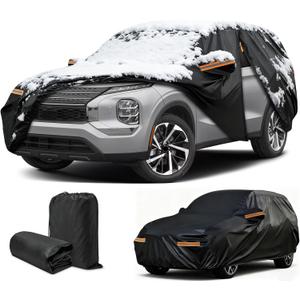 Cover for Mitsubishi Outlander, Winter Cover for Subaru Outback 2015-2024, Thickened Covers for Outlander, Custom Fit Outlander Covers 2005-2025, Snow Hail Dust Sun Protection with Door Zipper