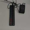 Powered USB Hub 3.0,VEMONT 7 Ports Multi USB hubs and 1 USB Smart Charging Port with 5V/3A Power Supply,USB Extension Splitter with Individual On/Off Switches and 4ft/1.2m Long Cable for PC/Laptop (Black)