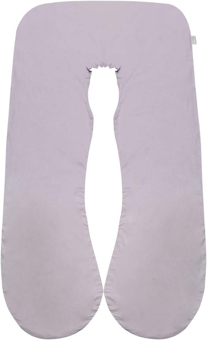 Pregnancy Pillow Cover/U Shaped Pillow Cover/Pregnancy Pillow Case/Maternity Pillow Case/Pillowcase with Removable Cotton Cover 57x30 Inch for Pregnancy Pillow Gray