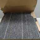 32 Pieces of Carpet 20x20 inch Square Carpet Tiles, Reusable, Non Slip, Seamless Tiles, Suitable for Indoor and Outdoor use in bedrooms, Living Rooms, Offices, etc., Easy to DIY（Dark Gray stripe-06）