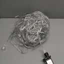 KAQ 115FT 300LED Timer Function Cool White Christmas String Lights, Indoor/Outdoor, Waterproof, 8 Modes, Clear Wire Fairy Tree Lights for Garden Patio Bedroom Christmas Decorations