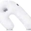 DMI U-Shaped Side Sleeping Pillows For Neck And Shoulder Pain |Side Sleeper Neck Pillow & Pregnancy Pillow Side Sleeper With Ear Hole | Back, Hip, & Sciatica Relief(30"x20"x6")