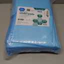 MED PRIDE Disposable Chux Pads 23in X 36in, Super Absorbent Bed Pads for Incontinence, Underpads for Adults, Kids, Pets (50 Count (Pack of 1) Blue/White)