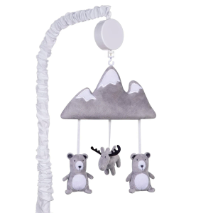 Forest Mountain Crib Mobile - Mountain Baby Mobile for Crib - Musical Crib
