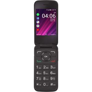 TracFone My Flip 2 4G LTE Prepaid Flip Phone (Locked) - Black - 4GB - Sim Card Included - CDMA
