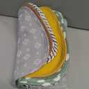 Gerber Baby Unisex Muslin Burp Cloths 5-Pack, Multi Teal Dots, Large Size 20" x 10"