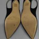 GENSHUO Low Kitten Heels Women's Slingback Dressy Pumps Pointed Closed Toe Ankle Strap Elegant Wedding Pumps Formal Comfortable Shoes (9.5)