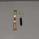Wearlizer Compatible with Apple Watch Band 38mm 40mm 41mm Fashion Wristband Women, Stainless Steel and Resin Replacement Metal Clasp for iWatch Ultra 2/Ultra/SE/10/9/8/7/6/5/4/3/2/1-RoseGold+Starlight (38/40/41/42mm(Series 10))