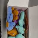 BAYSING Valentines Day Cards for Kids School, 24 Pack Stuffed Bears Keychains Plush Toys, Valentine Day Party Favors for Boys Girls, Ideal Exchange Cards for Classroom