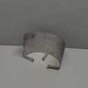 Protective Air Intake Heat Shield Wrap, Heat-Insulation Air Filter Cover 2.5" - 3.5" - (Silver)