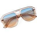 livho Trendy Polarized Square Aviator Sunglasses Women Men Square Eyewear Frame, Retro Sun Glasses for Women Men 2025 Shades