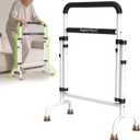 Stand Assist for Chair & Couch - Dual-Tube Design for Extra Stability, Adjustable Height, Supports 600lbs, Lightweight Mobility Aid for Seniors & RecoveryWhite