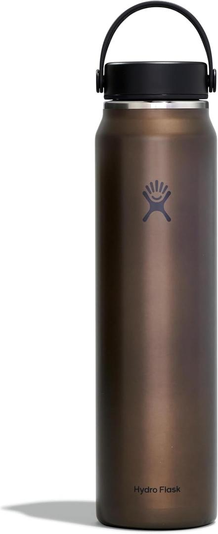 Hydro Flask Lightweight Wide Flex (39.9 Ounces, Obsidian)