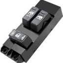 Master Power Window Switch for 1999 2000 2001 2002 Chevy Silverado GMC Sierra 1500, 2500, 2500 HD, 3500 2-Doors Pickup Truck Replace # 15047637#Gray