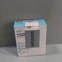 Mini Hot and Iced Coffee Maker Single Serve, for K Cup and Ground, 6 to 14 Oz Brew Sizes, with Recipe Book, for Home, Travel, RV, Office and Dorm, Elegant Gray