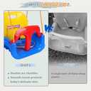 Upgraded Toddler Swing with Tray, Baby Swing Outdoor with Detachable Design, Safety Belt, Foldable Frame for Outdoor & Indoor Use