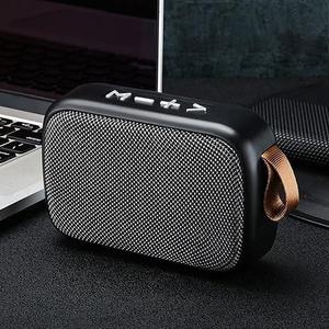 Cuifati Bluetooth Speaker Subwoofer Stereo Portable USB Mini Speaker with FM Radio Louder Volume Crystal Clear Stereo Sound Rich Bass(Black)